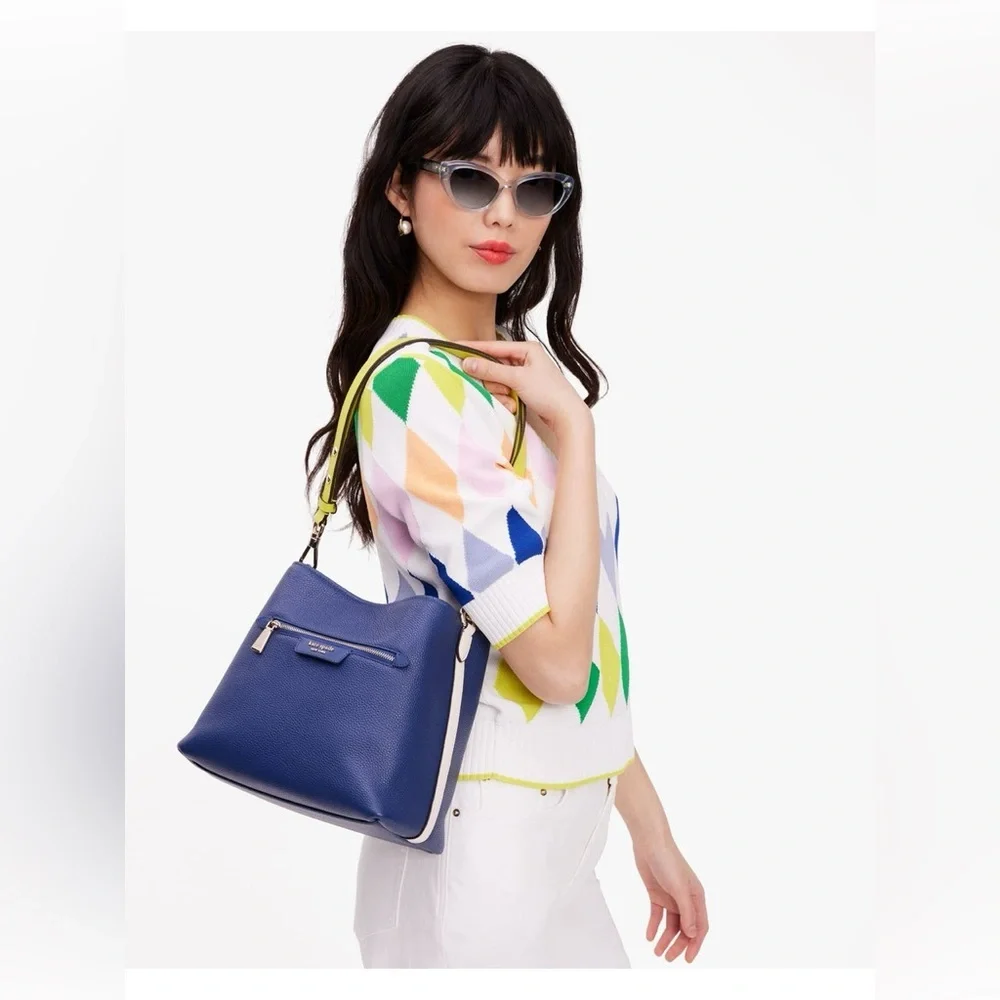 Kate Spade 
Hudson Colorblocked Shoulder Bag - Picture 3 of 11